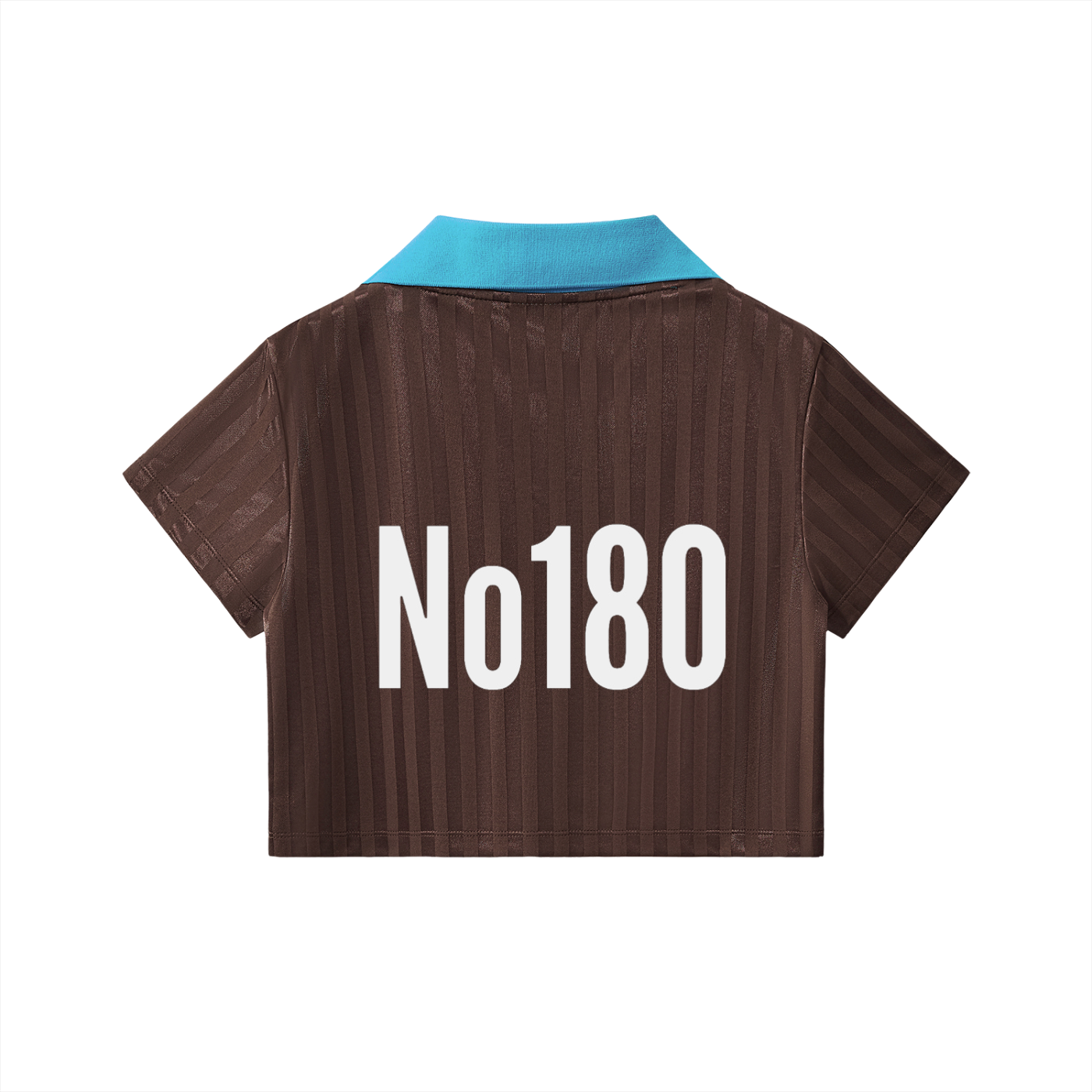 No 180 Contrast Collar Cropped Jersey