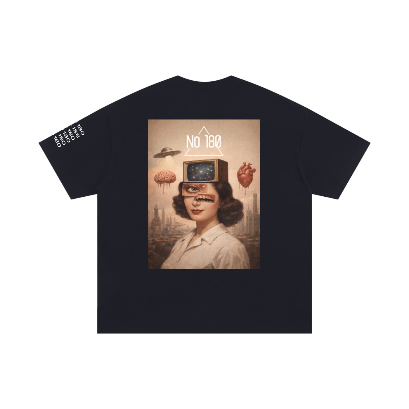 No 180 Signal From Within Oversized Tee