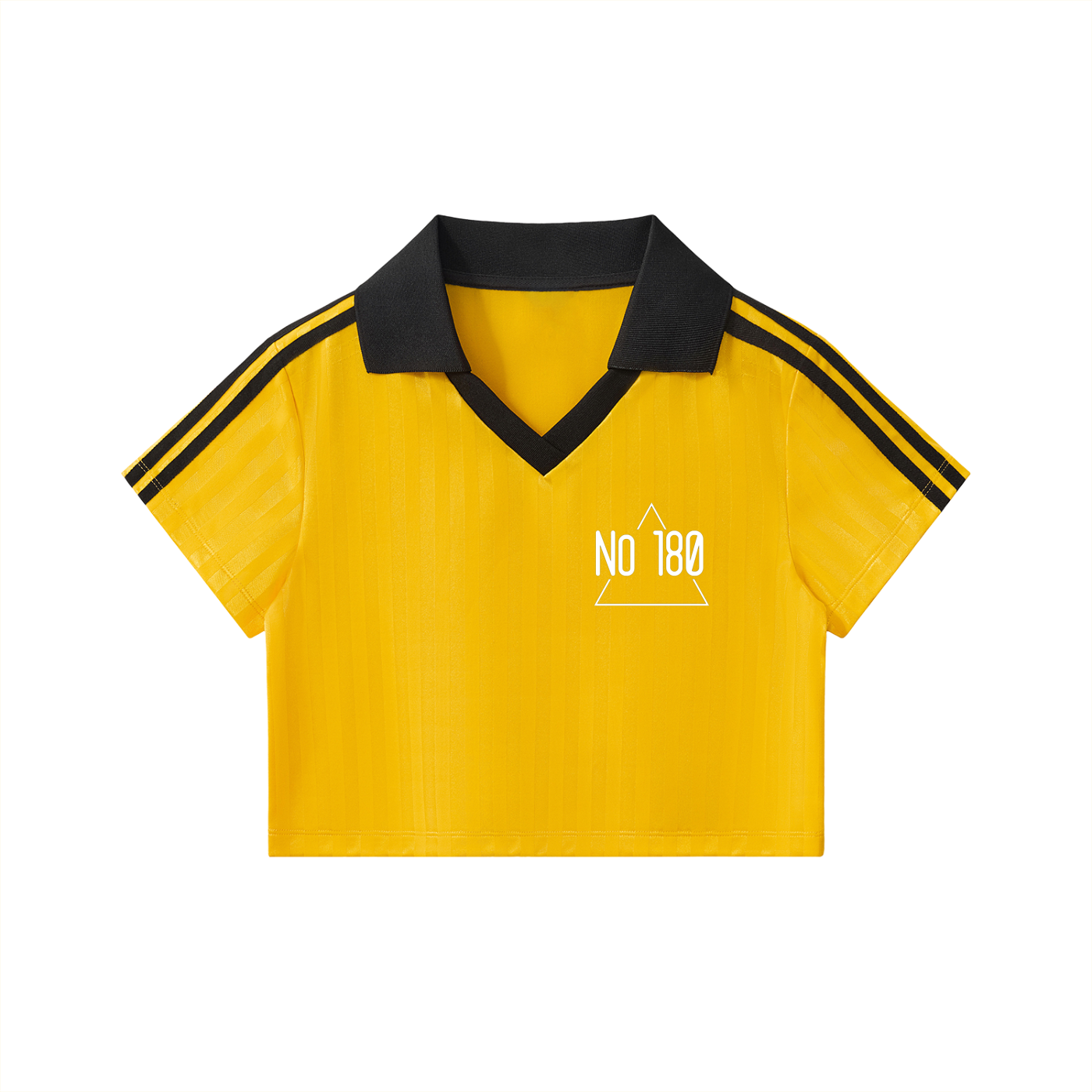 No 180 Contrast Collar Cropped Jersey