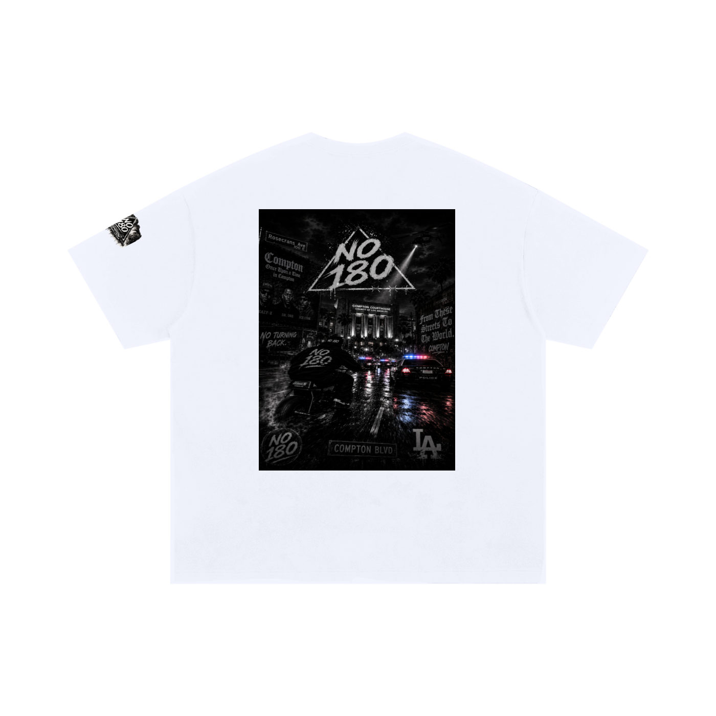 No 180 City Under Pressure Oversized Tee
