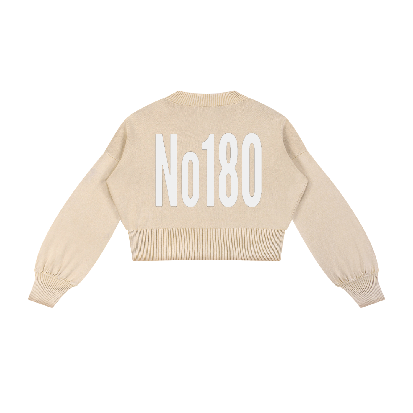 No 180 Mineral Pulse Cropped Sweater
