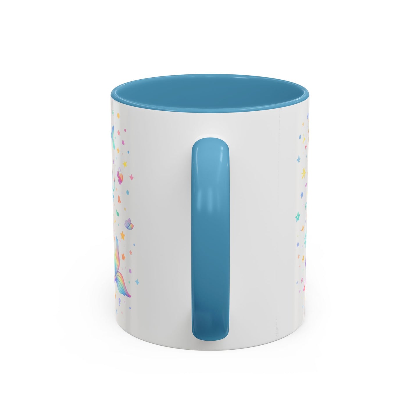 Pisces Mermaid Accent Coffee Mug