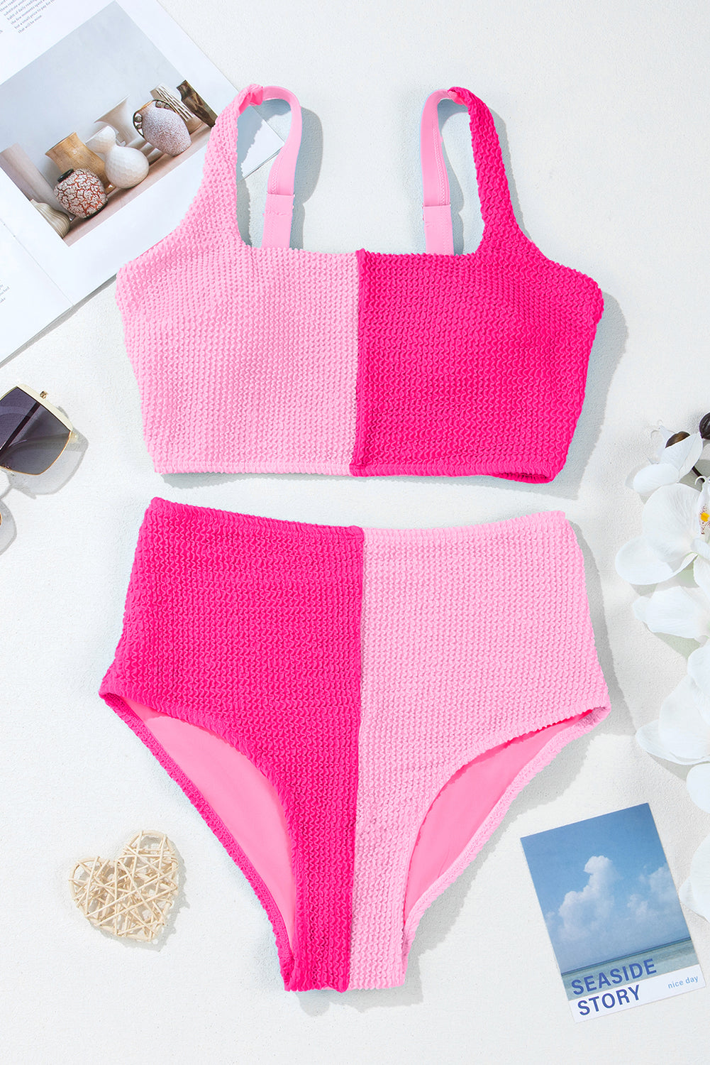 No 180 Corded Colorblock Bikini Swimsuit