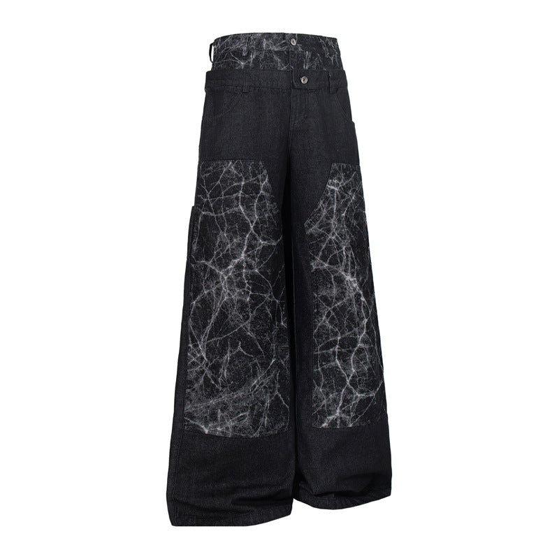 Webline Patchwork Cargo Jeans