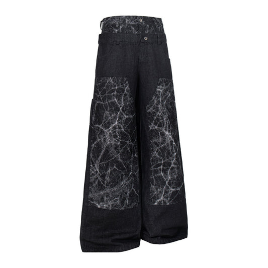 Webline Patchwork Cargo Jeans