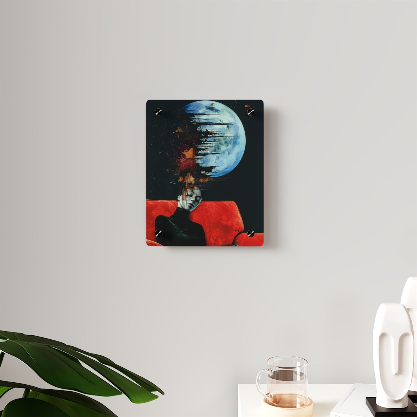 Lunashade Reverie | Modern Acrylic Wall Art Panels, Home Decor, Unique Wall Decor, Abstract Art, Gift for Art Lovers, Contemporary Wall Art