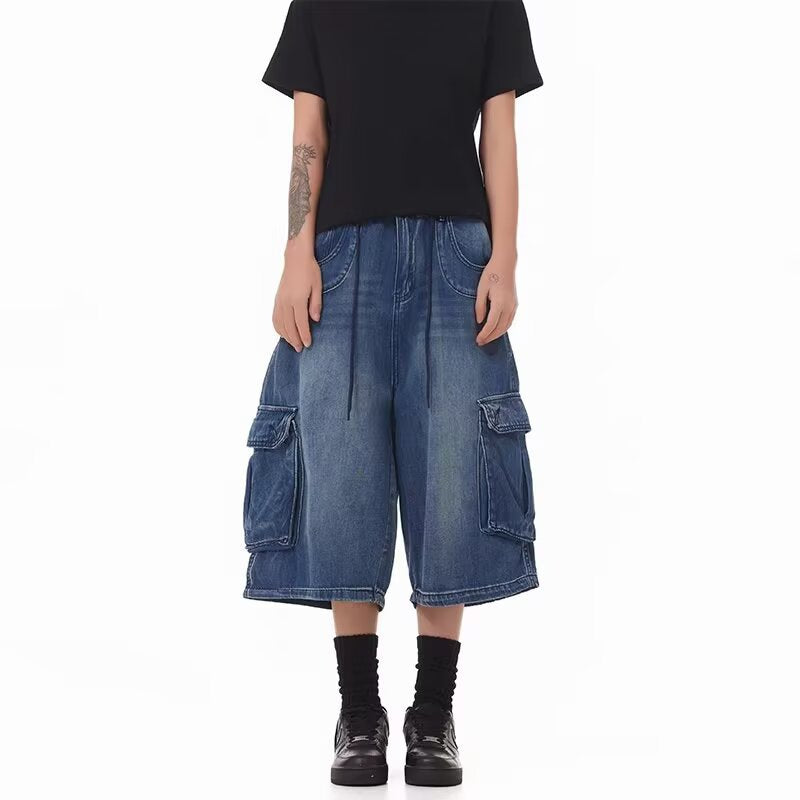 Interval Unisex Denim Capris