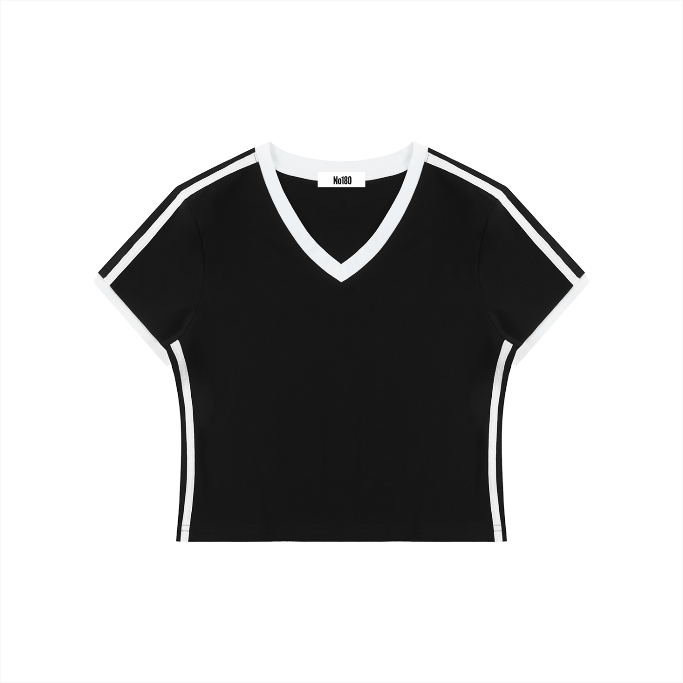 No 180 Victory Line Crop Tee