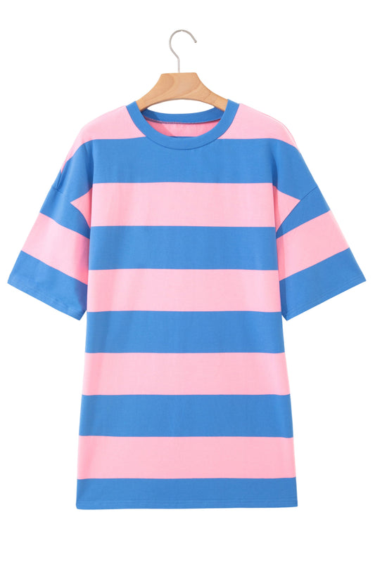 No 180 Striped Tunic Tee