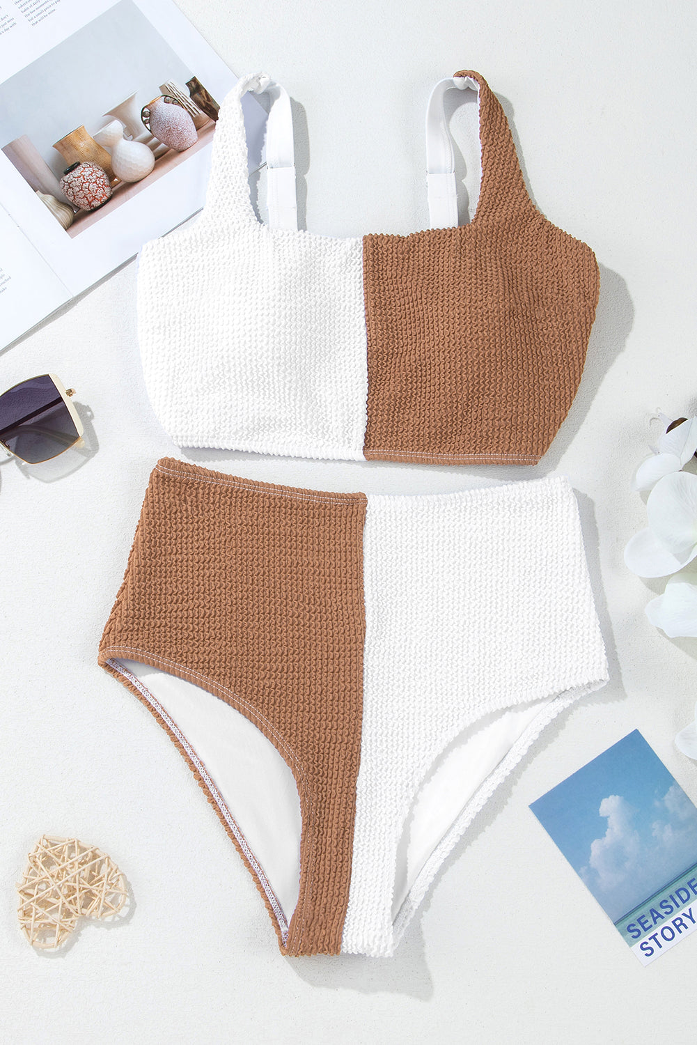 No 180 Corded Colorblock Bikini Swimsuit