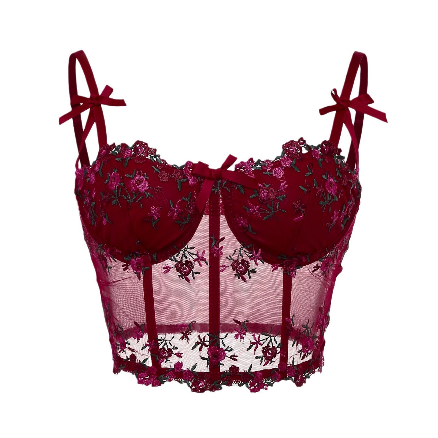 Rosette Bloom Bustier