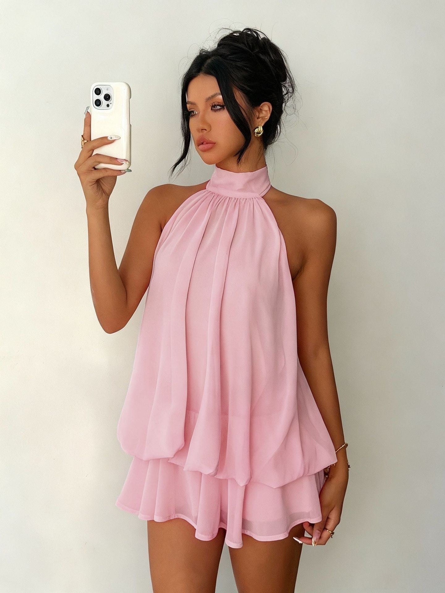 Capri Halter Mini Dress