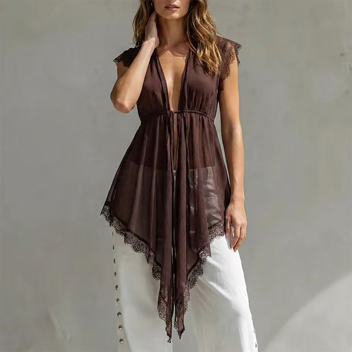 Veloura Lace Corset Top