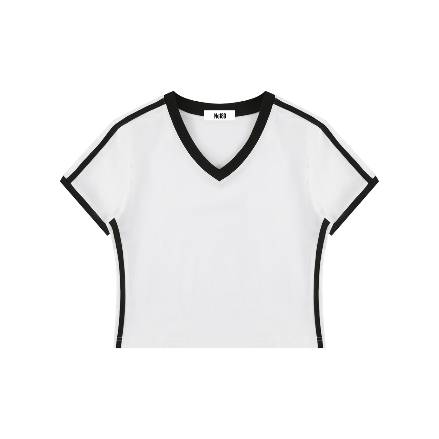 No 180 Victory Line Crop Tee