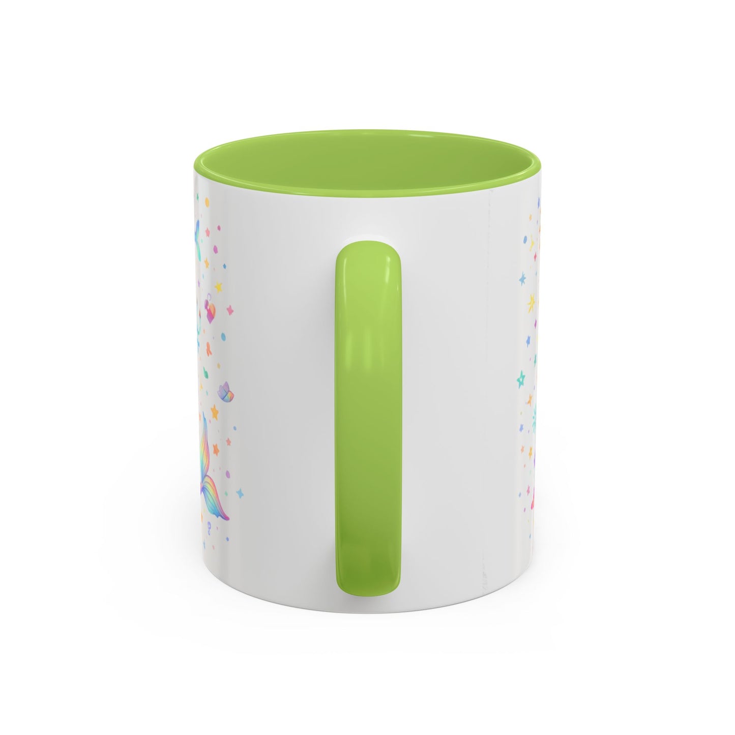 Pisces Mermaid Accent Coffee Mug