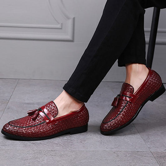 Harbor Plaid Tassel Loafers