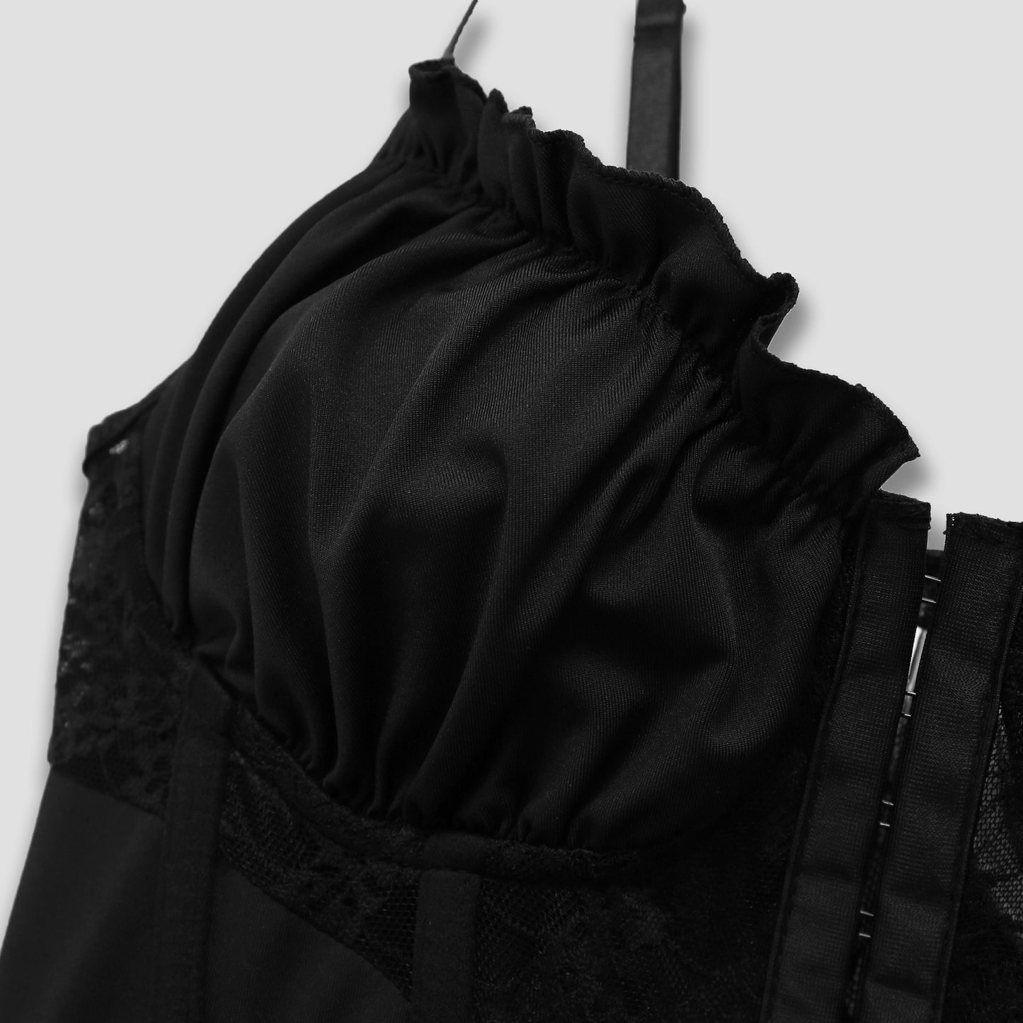 Velvet Noir Corset Top