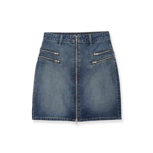 Harbor Wash Denim Mini Skirt