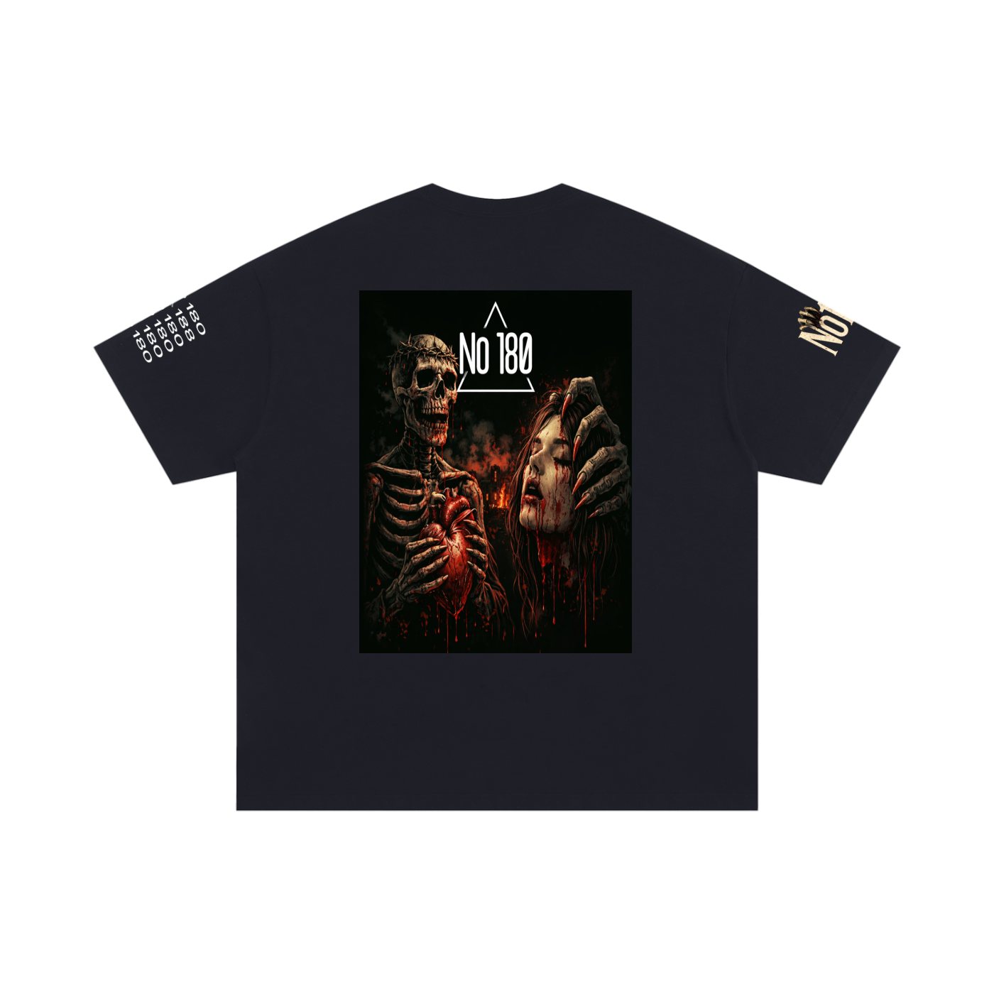 No 180 Heart Collector Oversized Tee
