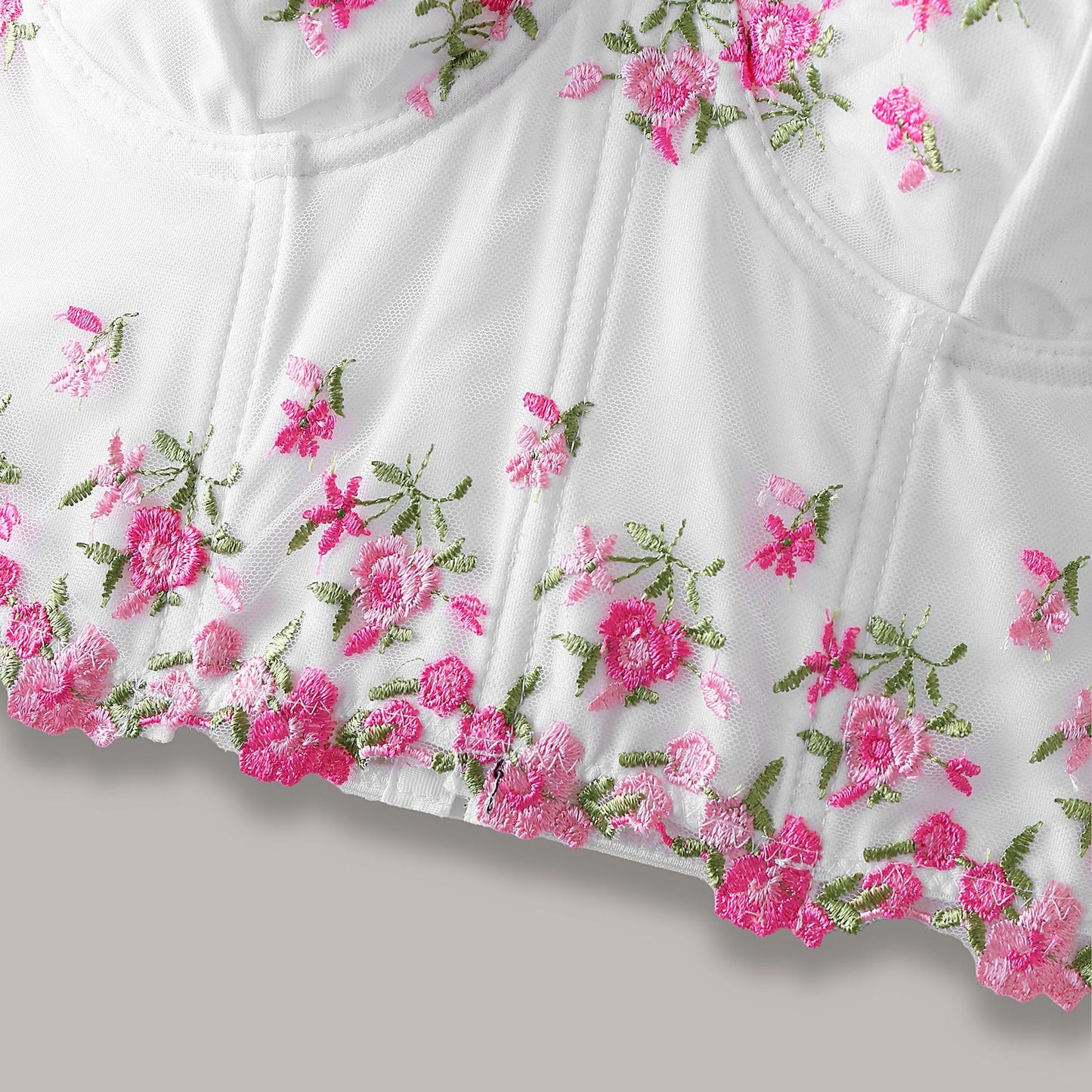 Rosé Petal Corset Top
