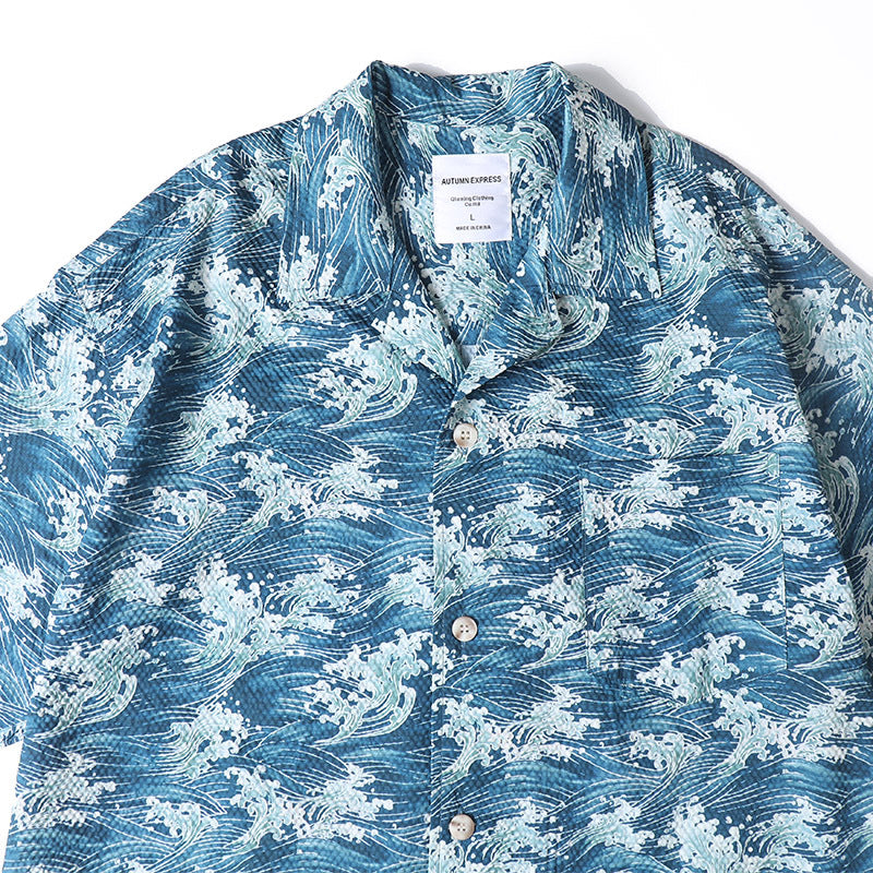 Tidal Floral Camp Shirt