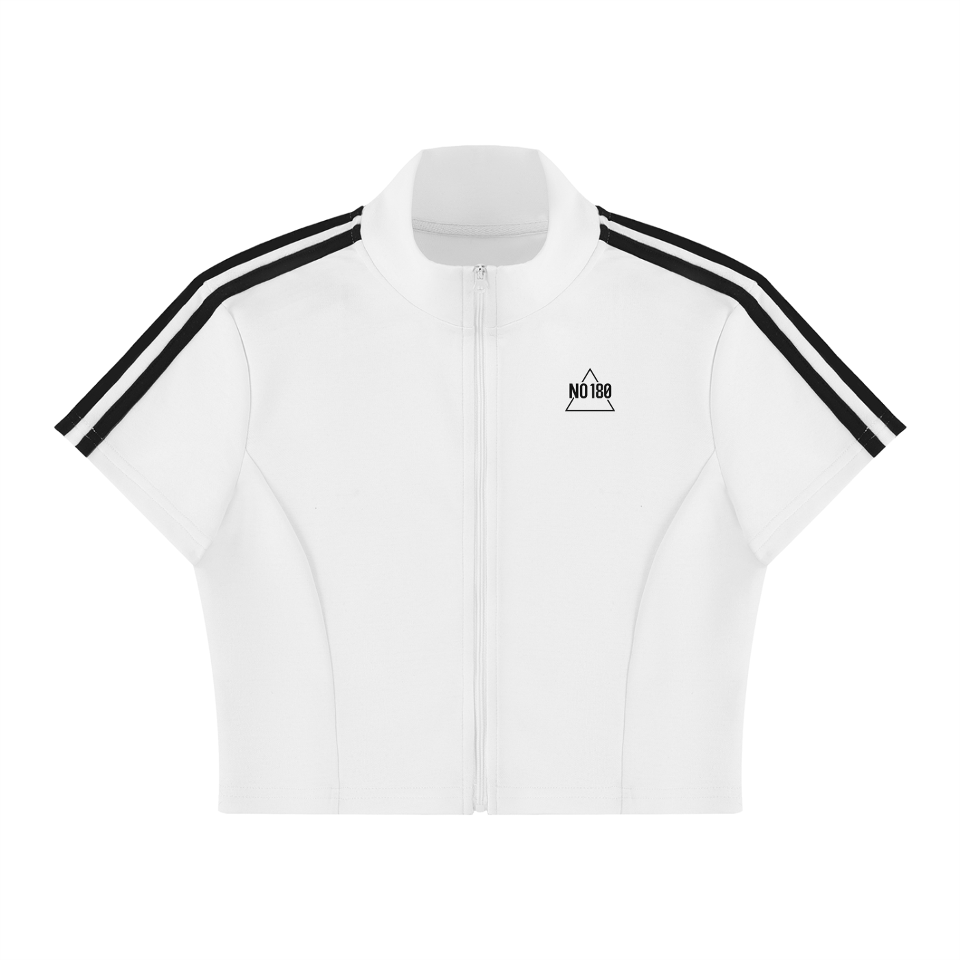 No 180 Velocity Zip Crop