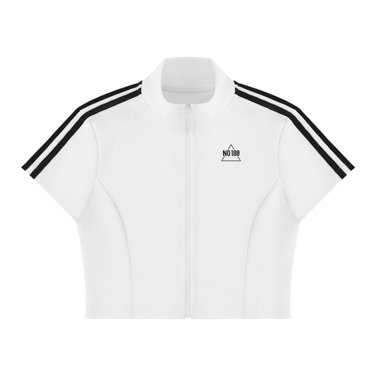 No 180 Velocity Zip Crop