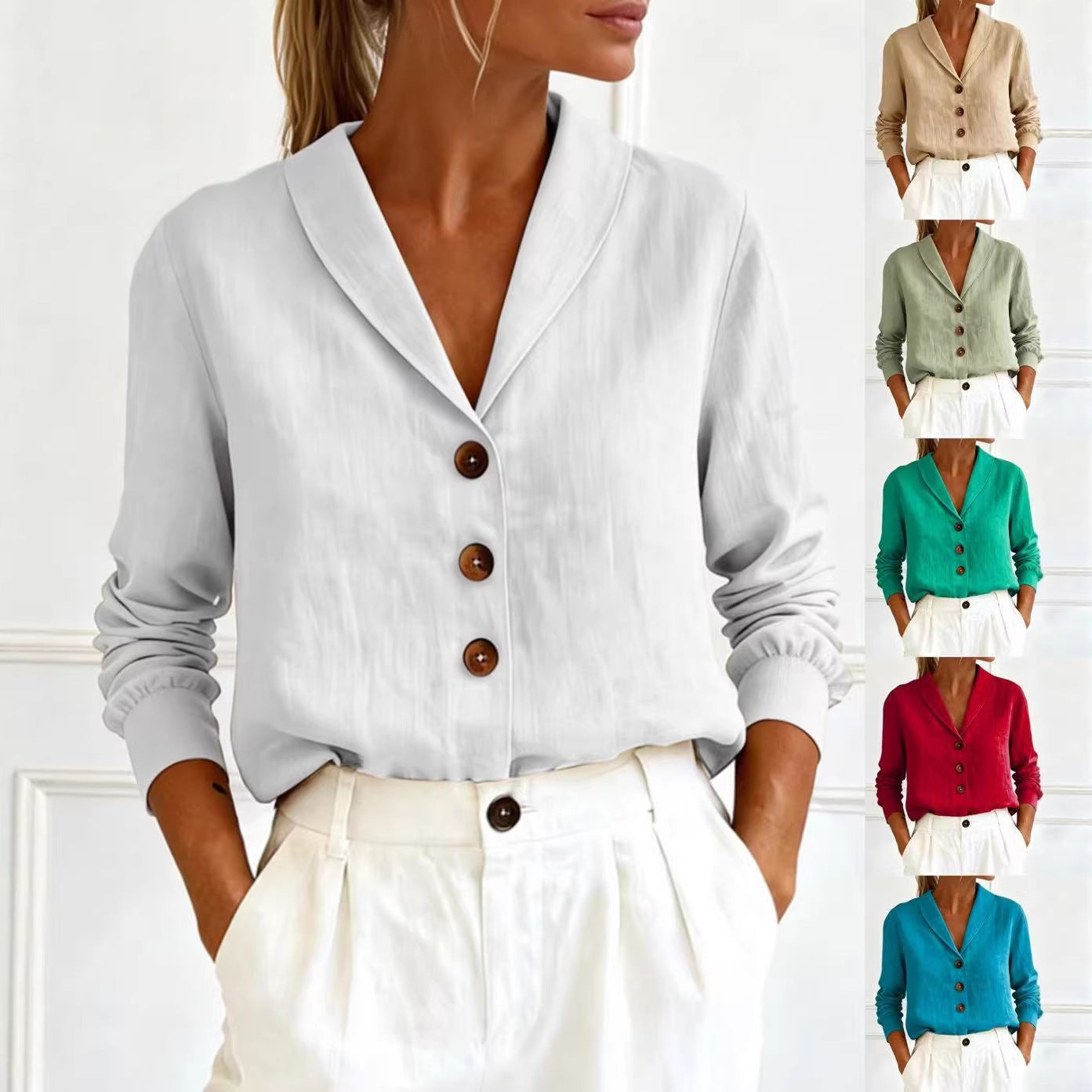 Heritage Linen Blouse