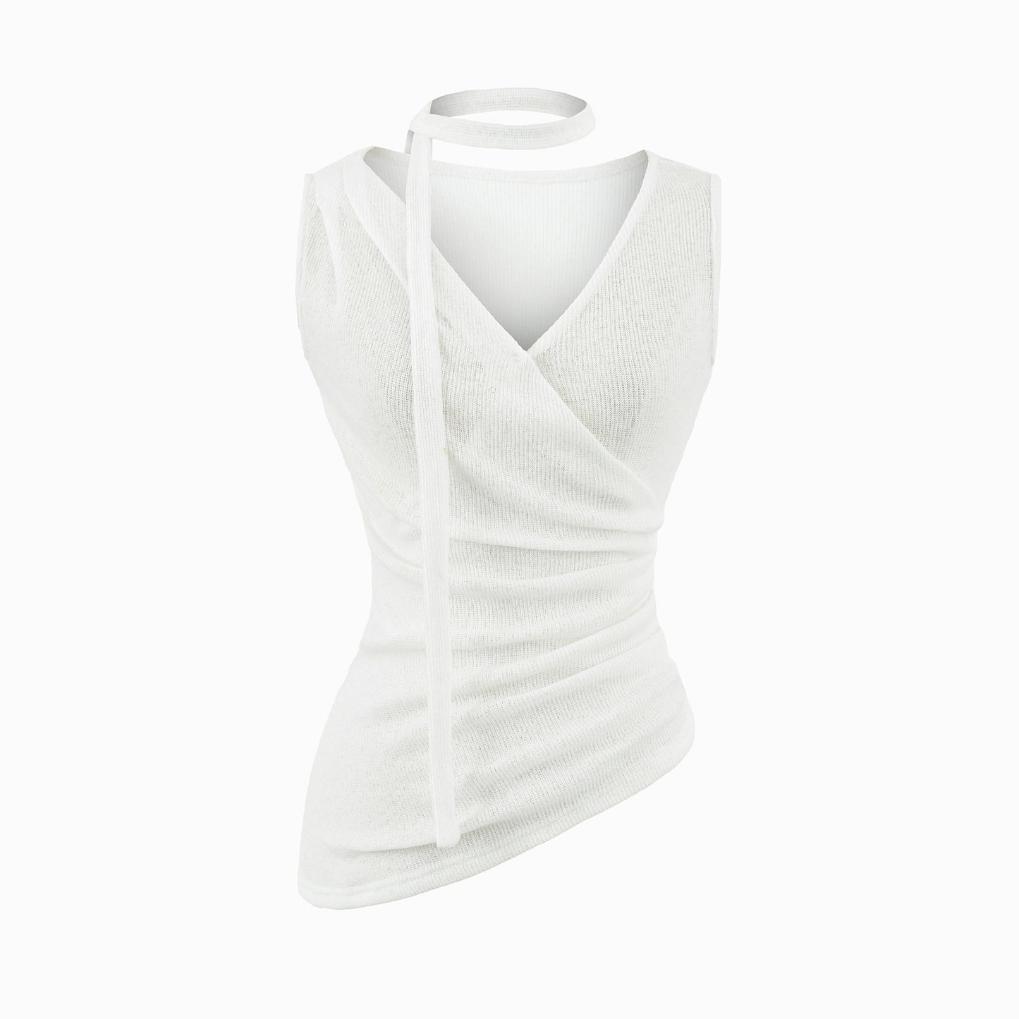 Draped V Top