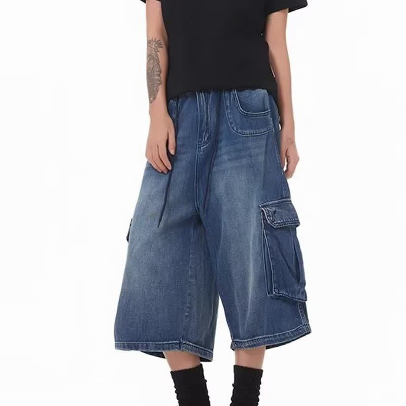 Interval Unisex Denim Capris
