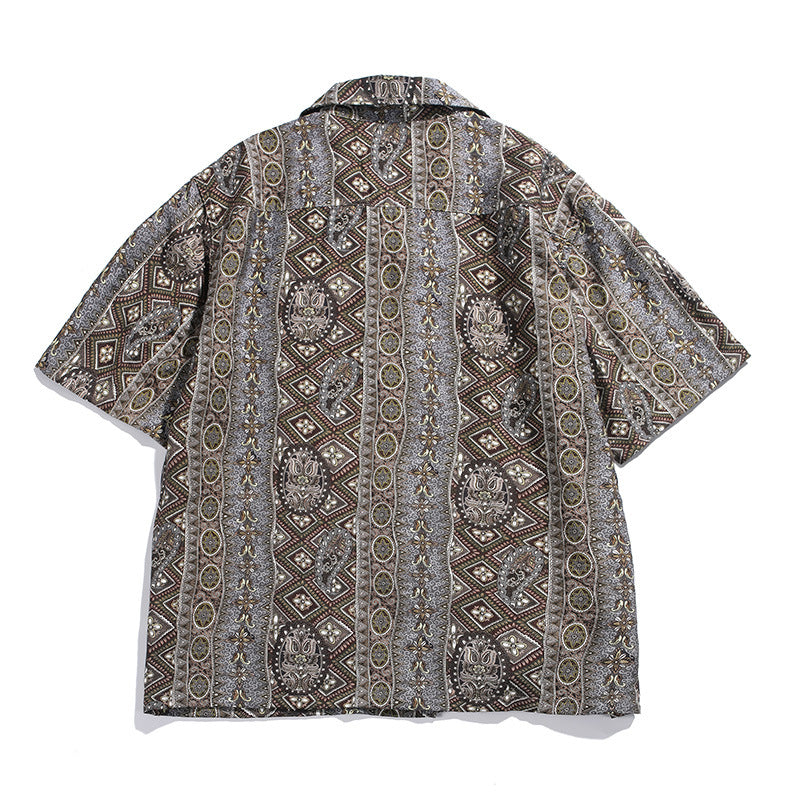 Archive Pattern Camp Shirt