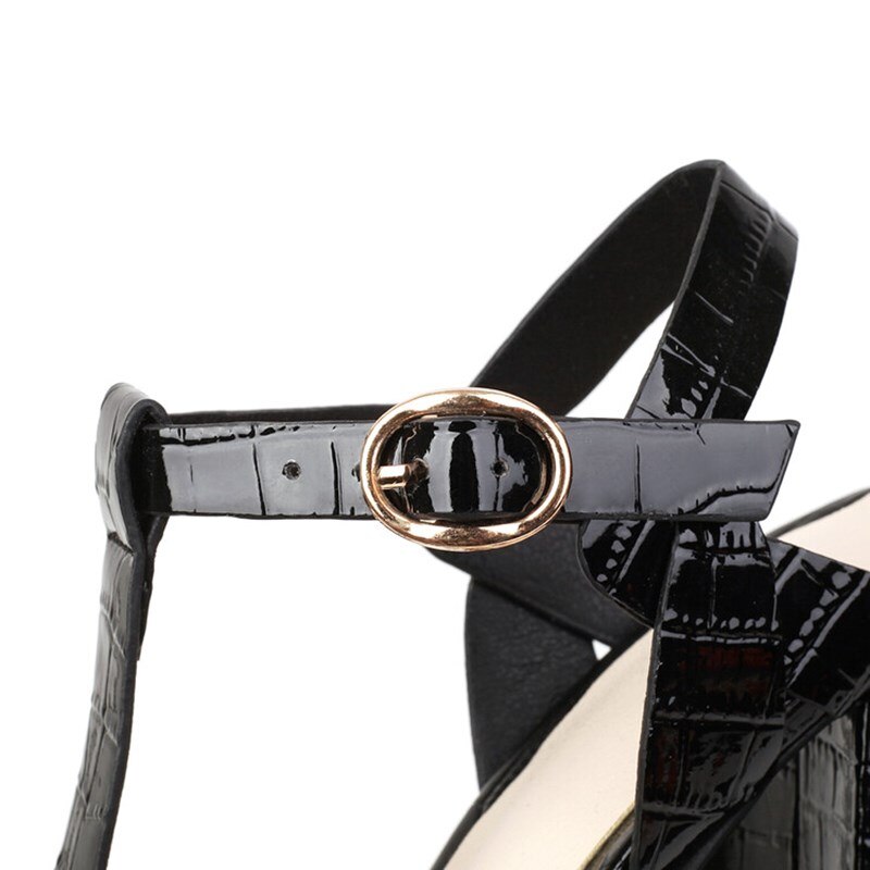 Overtake Chunky Platform Heels