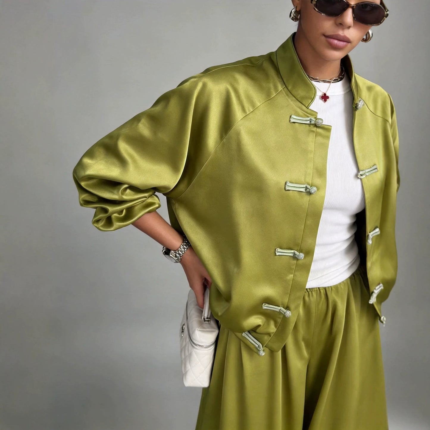 Silkline Satin Lounge Set