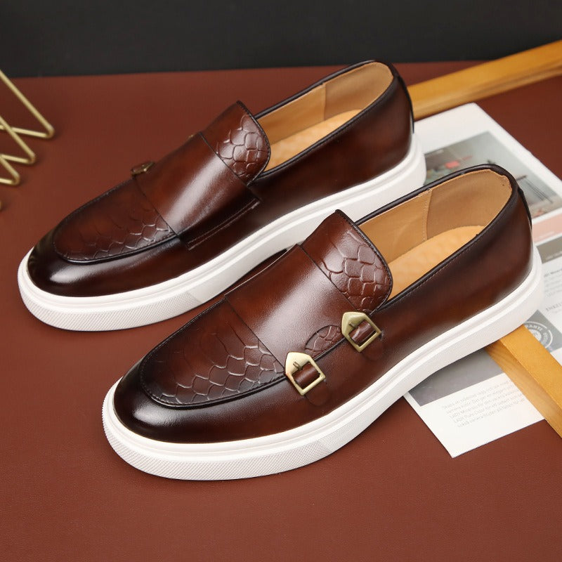 Borough Thick-Sole Leather Shoes