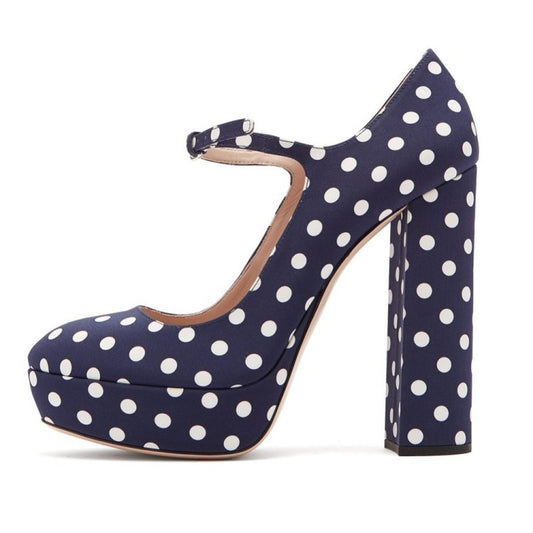 Platform Arc Mary Jane Heels