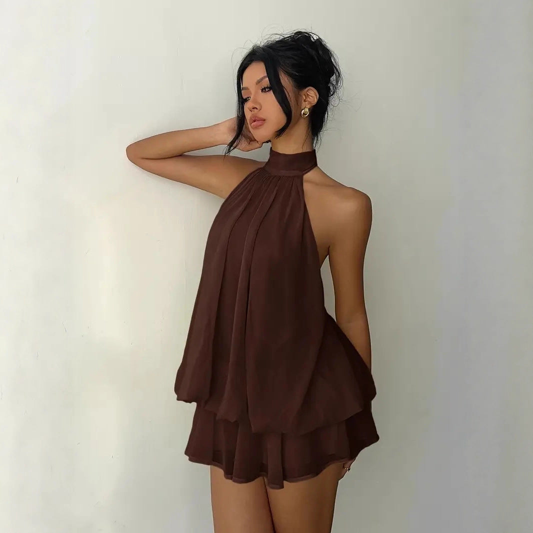 Capri Halter Mini Dress