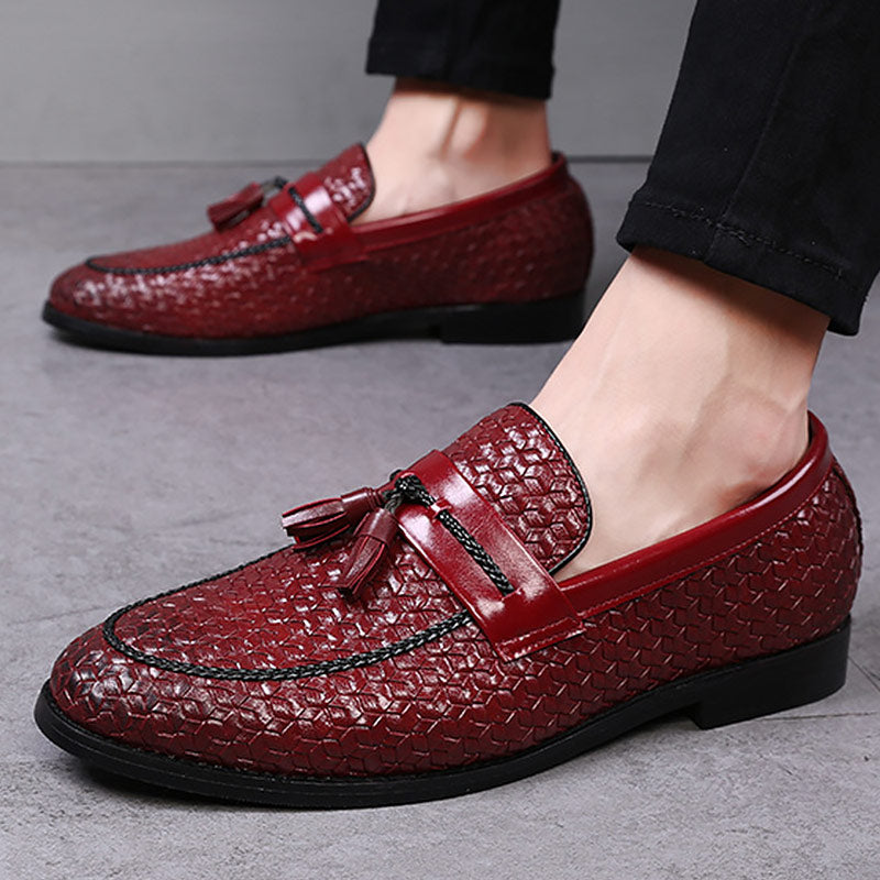 Harbor Plaid Tassel Loafers