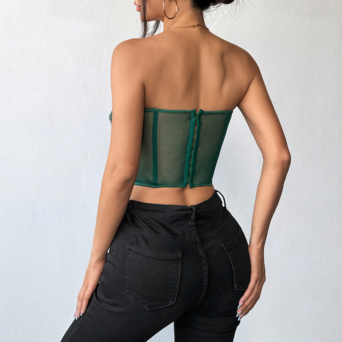 Jade Bloom Corset
