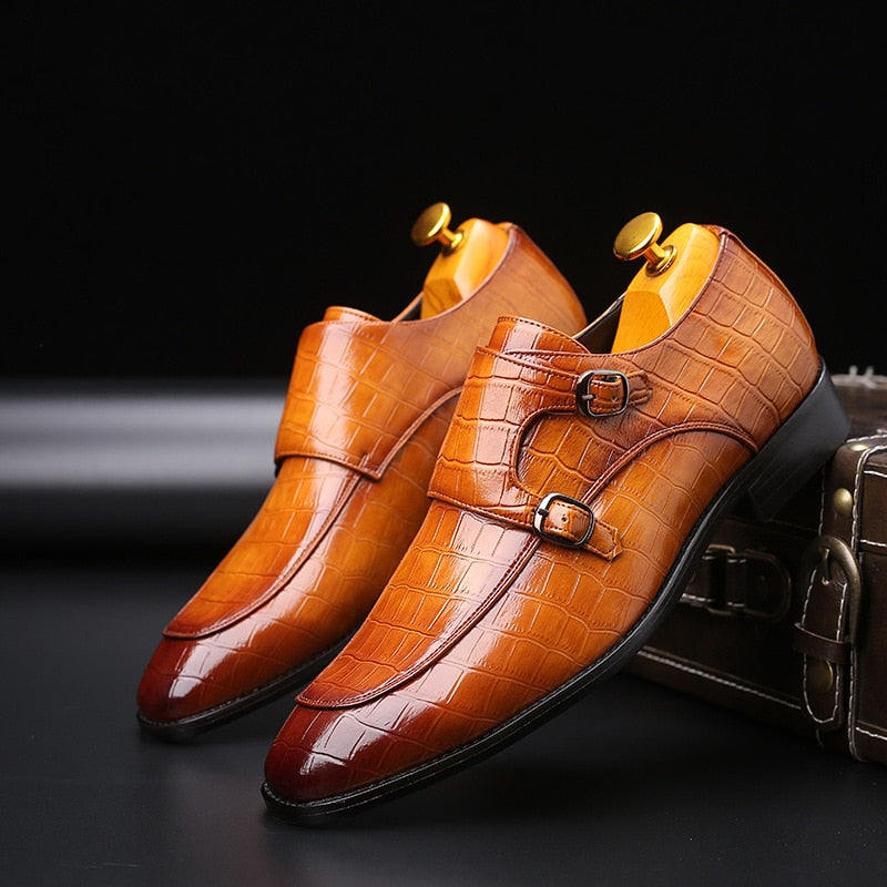 Crestline Embossed Dress Shoes