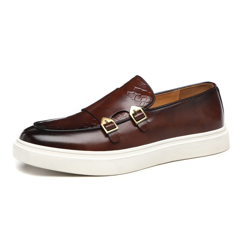 Borough Thick-Sole Leather Shoes
