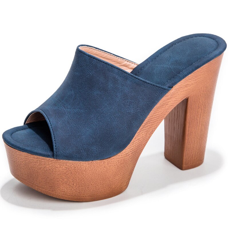 Hardware Platform Heeled Mules