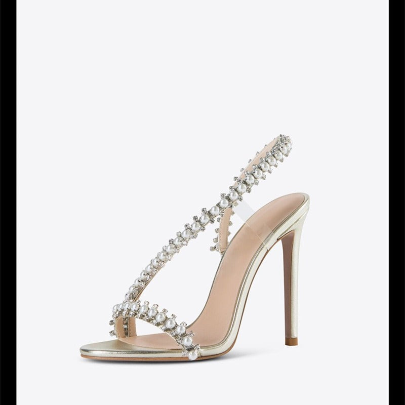 Halo Beaded Heels