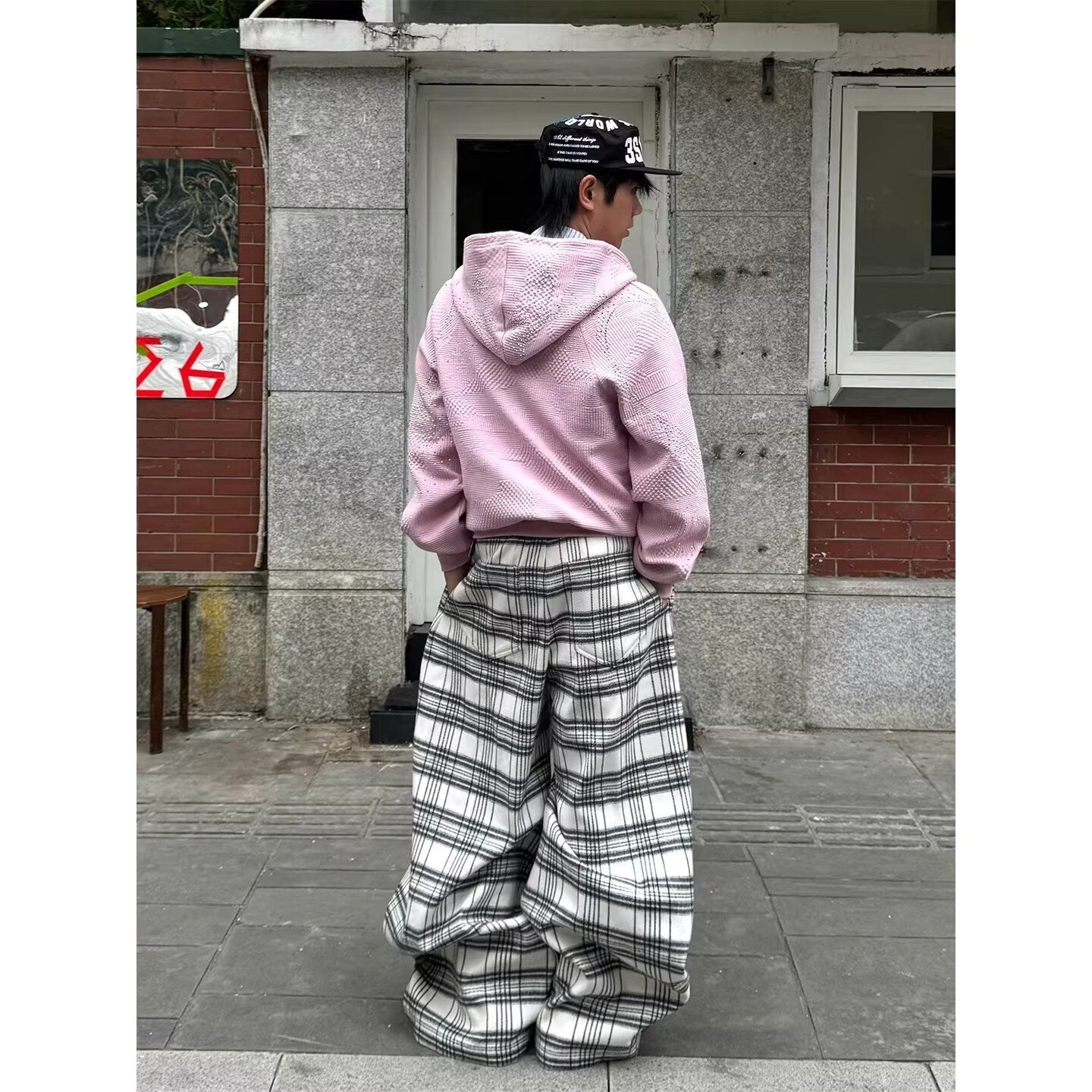 Monochrome Check Lounge Pants