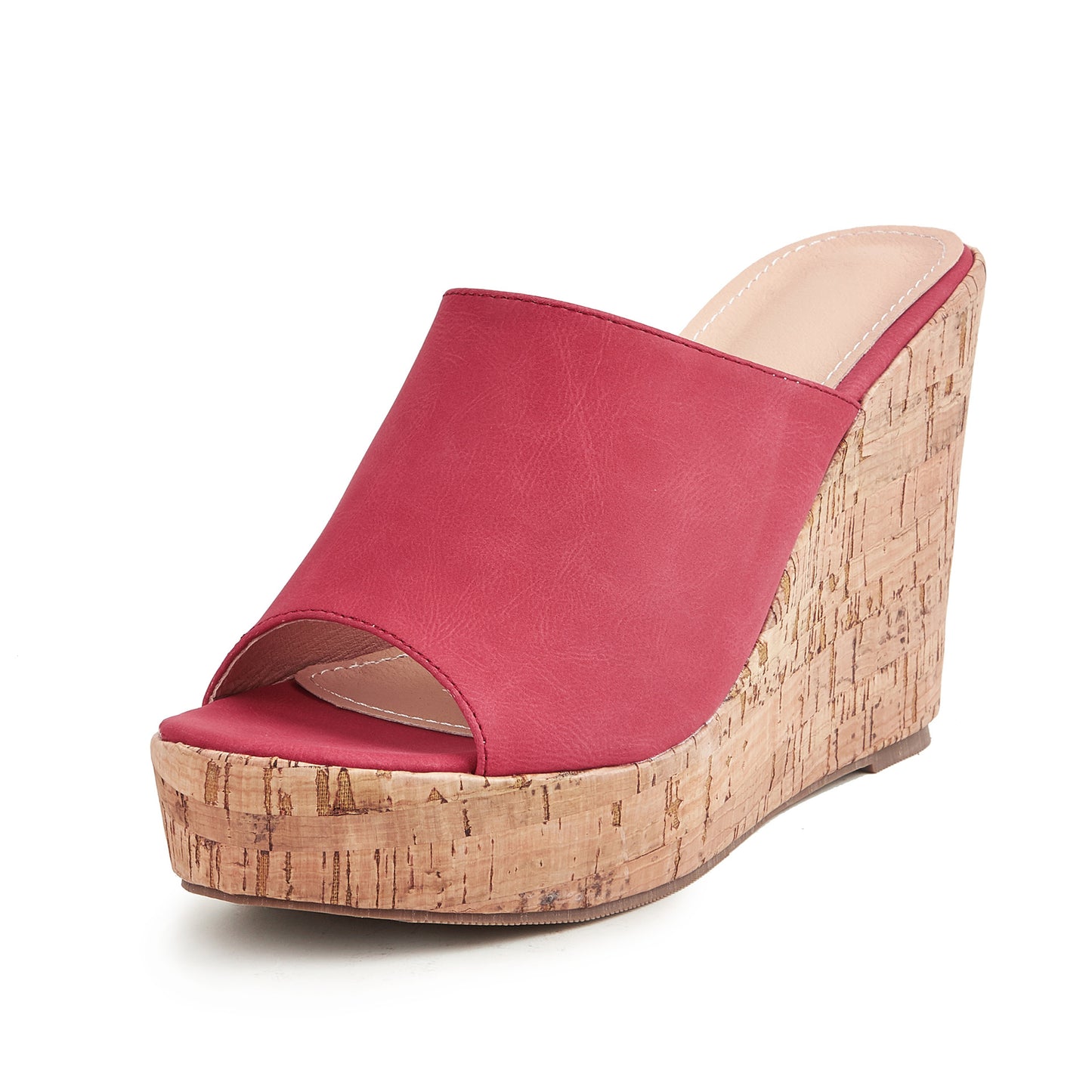 Rise Peep-Toe Wedge Heels
