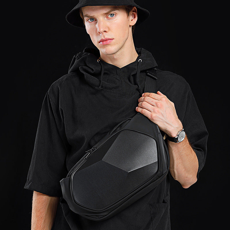 Facet Shell Crossbody Bag