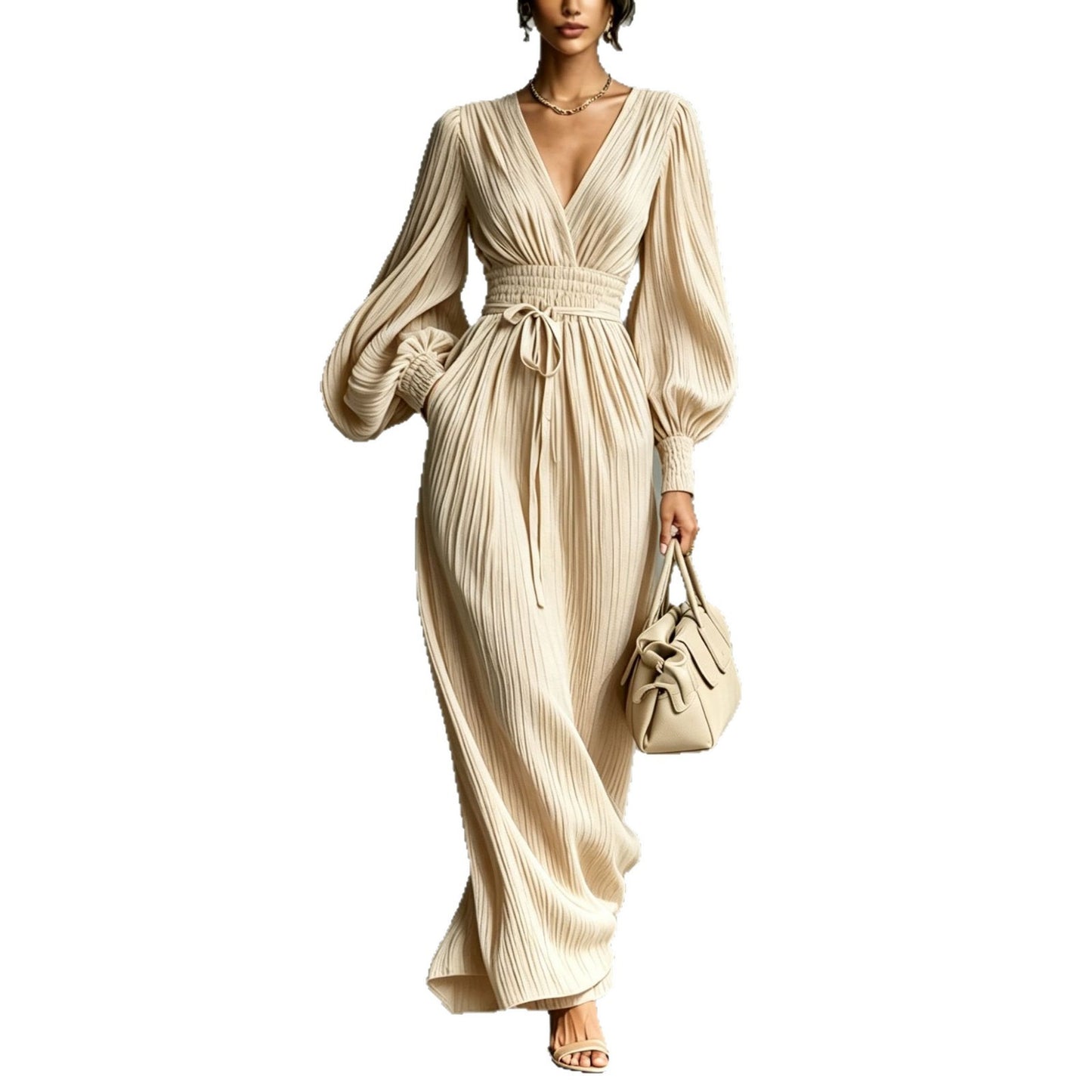 Serene Cinch Midi Dress