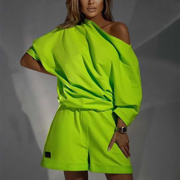 Drift One-Shoulder Lounge Set