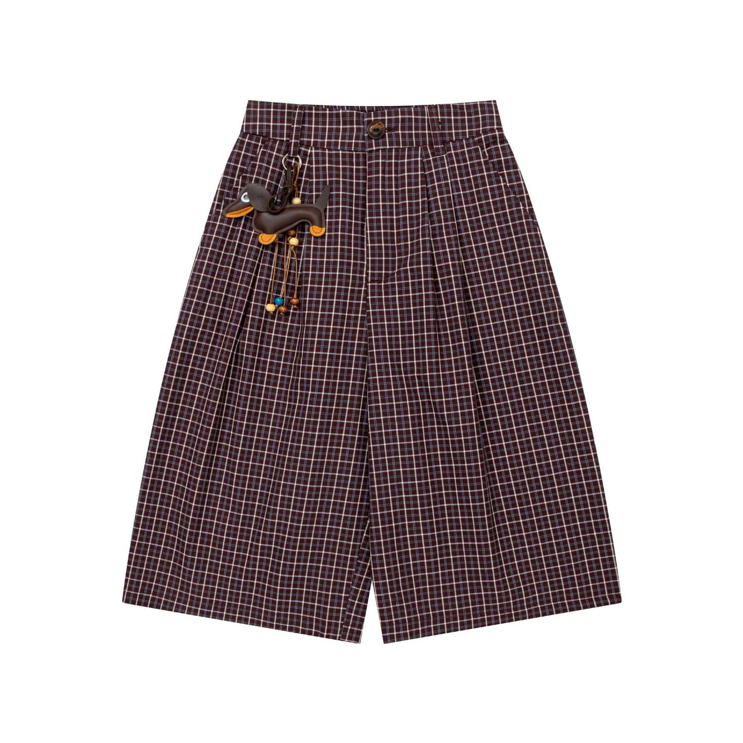 Oxford Pleated Shorts