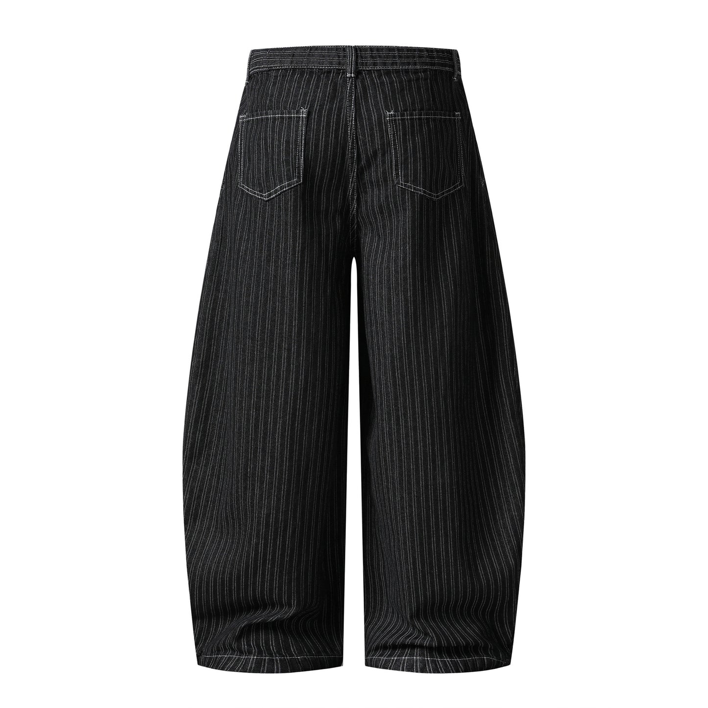 Edge Pleat Wide-Leg Trousers