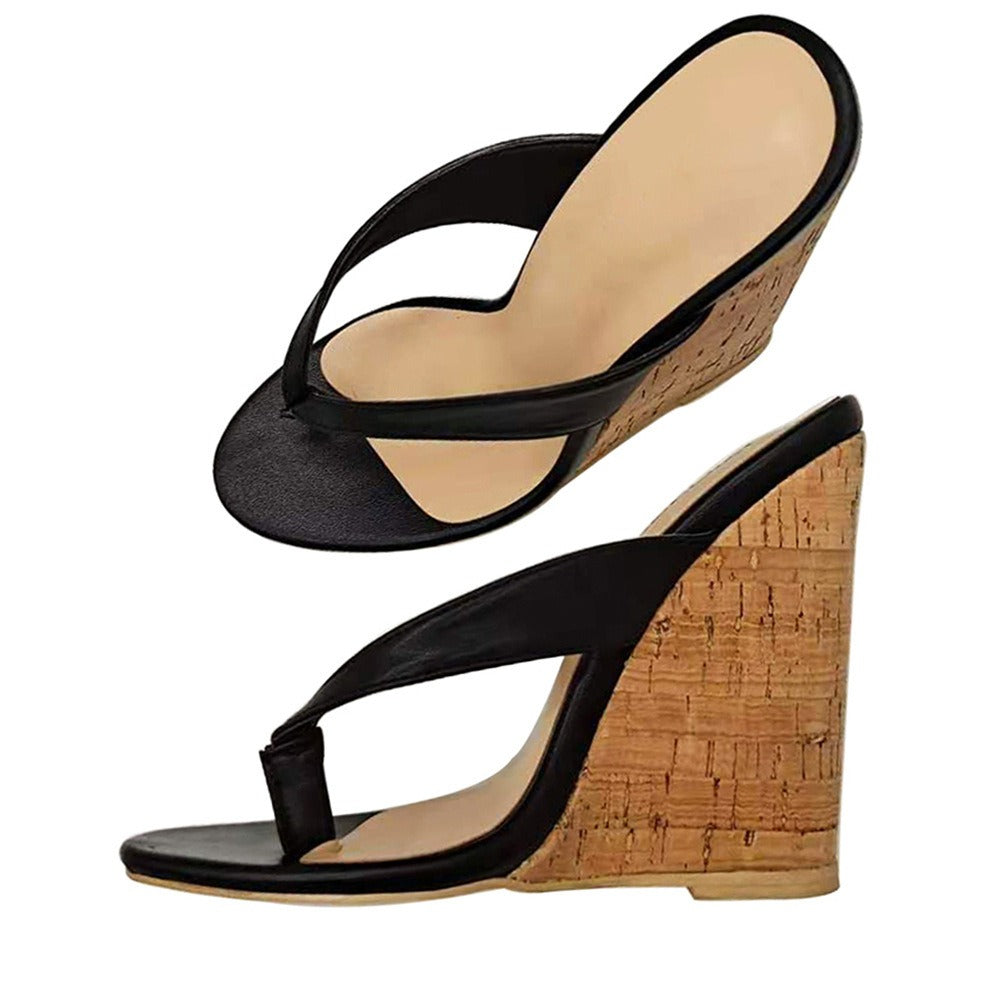 Carved Wrap Heels